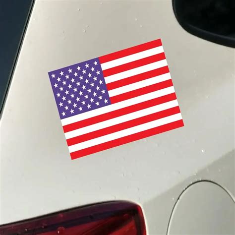 American Flag United States Decals Sticker For Car Window Truck Bumper