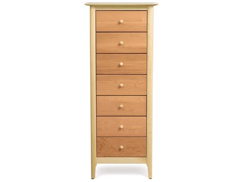 Copeland Furniture Sarah 24 Wide Square Seven Drawer Chest Of Drawers