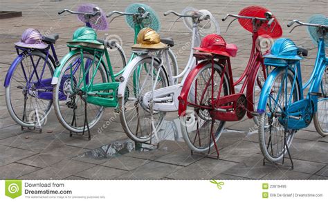Almost six months ago we rolled off the pelni from malaysia and set out to circumnavigate sulawesi. Indonesian bicycles stock image. Image of color, helmet ...