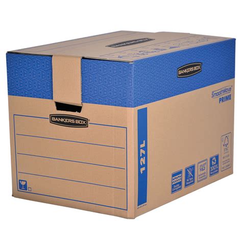 buy 5 bankers box large strong moving boxes 127l fastfold moving boxes smoothmove cardboard