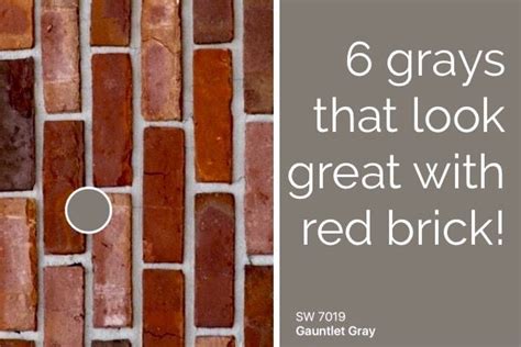 Gray Colors That Go With Red Brick