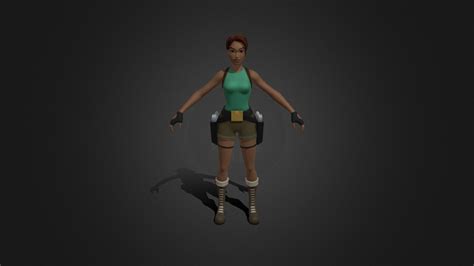 lara croft throwback style download free 3d model by yxboireal yeboireal [c231c89