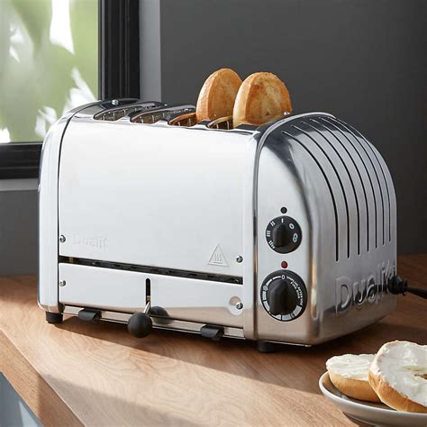 Dualit Newgen 4 Slice Chrome Toaster Reviews Crate And Barrel