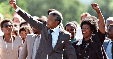 Feb 11th 1990 Nelson Mandela Released From Prison Cbs News