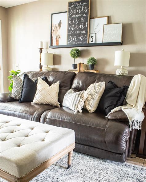 Living Room Ideas Brown Leather Couch 25 Genius Brown Leather Sofa