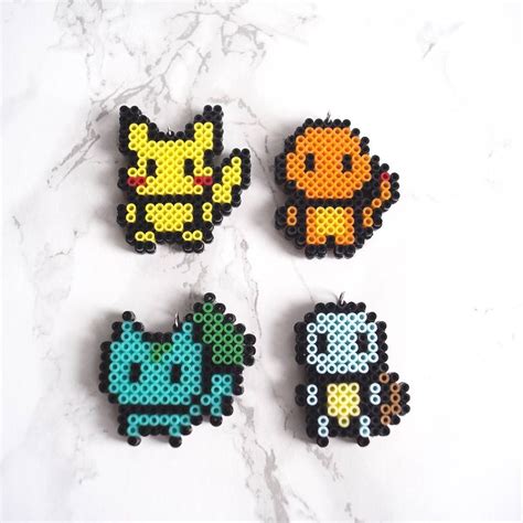 Sierra On Instagram Here Are Some Mini Perler Bead Starter Pokemon