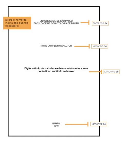 Capa De Trabalho ABNT O Que Deve Ter Como Formatar