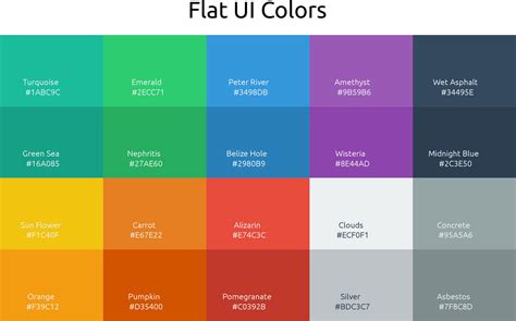 Clipart Flat Ui Colors