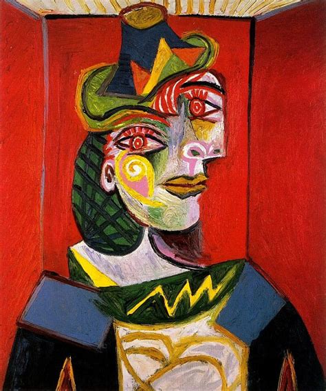 1938 Portrait De Dora Maar — Pablo Picasso 1881 1973 Period Of
