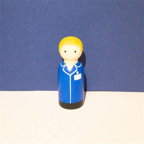 People Who Help Us Peg Dolls Wooden Peg Dolls Hand Painted Etsy Peg Dolls Wooden Pegs