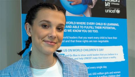 Millie Bobby Brown Named Youngest Ever Unicef Goodwill Ambassador