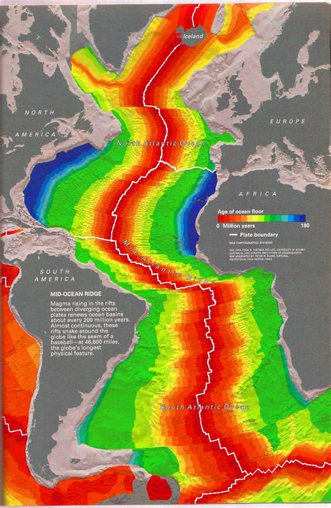 Biología Y Geología La Extensión Del Fondo Oceánico