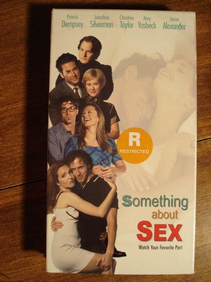 Something About Sex Vhs Video Tape Movie Film Patrick Dempsey Jason Alexander Amy Yasbeck