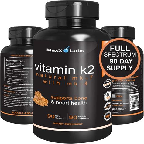 These are mainly vitamins and minerals, although some supplements may also include other things. Best Vitamin K2 600 mcg 90 Vegie Caps Advanced Formulation ...