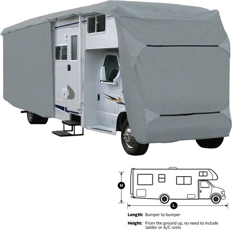Savvycraft Upgraded Class C Rv Cover Tear Resistant Waterproof