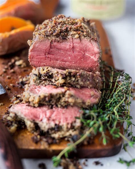 Check spelling or type a new query. This Herb & Almond Crusted Tenderloin is a festive yet healthy main course option for the ...