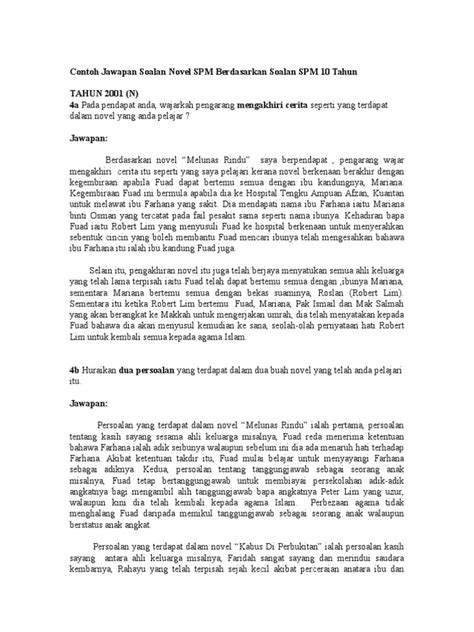 contoh novel - wood scribd indo