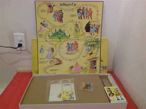 Vintage Wizard Of Oz Board Game Board Game By Cadaco 1974