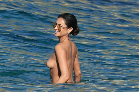 Shay Mitchell Topless At A Beach In Mykonos July 2017 Video