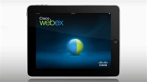 Cisco Webex For Ipad Youtube