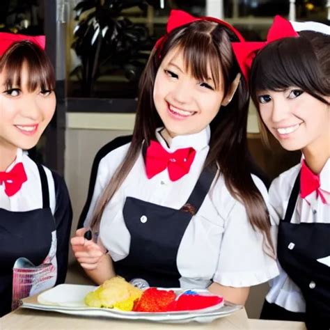 High School Girlmaid Cafecustomer Service Arthubai