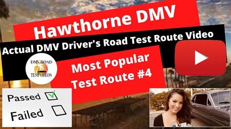 Hawthorne Dmv Driving Test Route Youtube