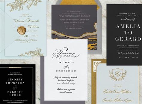 Classic Wedding Invitations 16 Timeless Designs And Wording Ideas