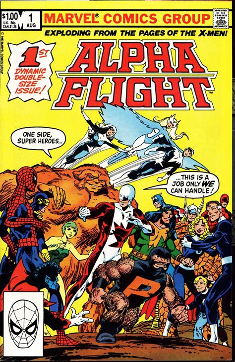 Marvel Comics Of The 1980s 1982 Alpha Flight 1