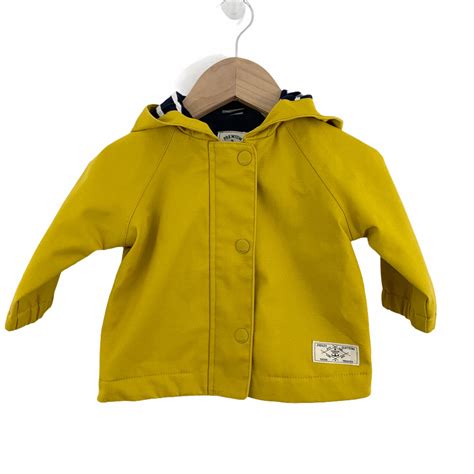 Joules Yellow Rain Jacket