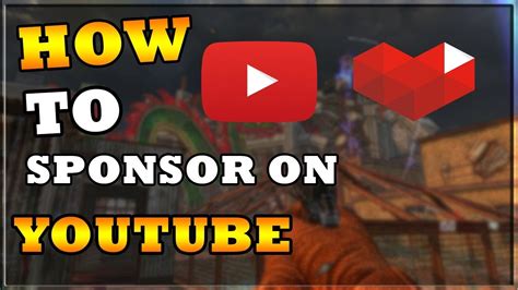 How To Sponsor To Youtubers On Youtube Youtube Gaming How To Use
