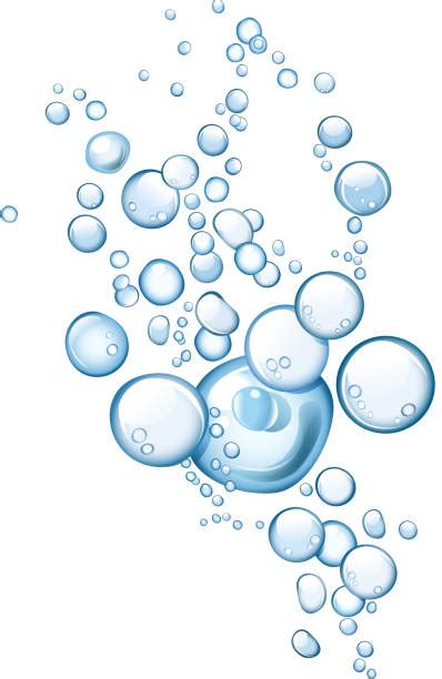 Royalty Free Underwater Diving Bubble Cleaning Bright Clip Art Vector