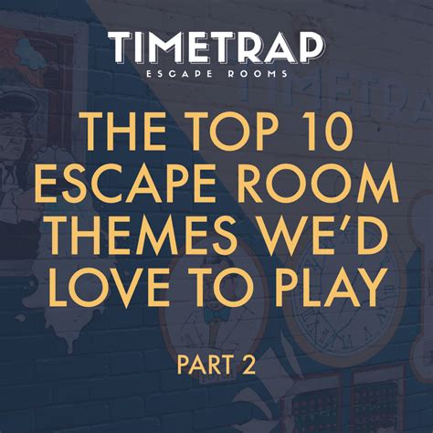 The Top 10 Escape Room Themes Wed Love To Play Part 2 Timetrap