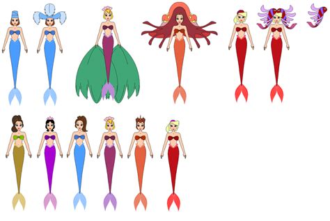 Little Mermaid Sisters By Ppsantos1989 On Deviantart The Little