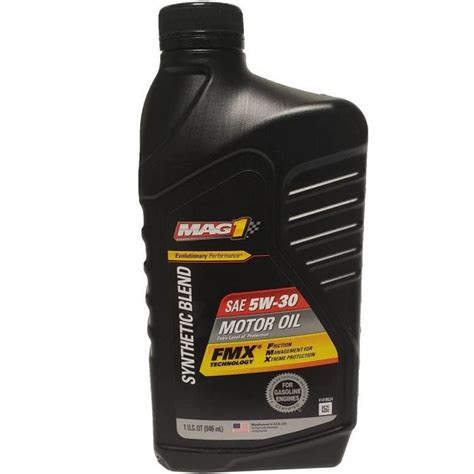 Mag 1 Engine Oil Sae 5w 30 Synthetic Blend Ruggedmade