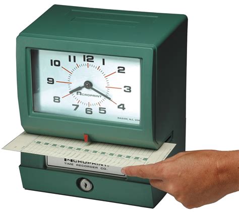 Acroprint 150 Mechanical Time Clock 1 800 Timeclocks