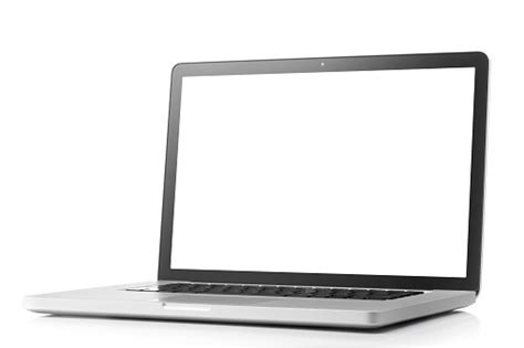 People got here by searching: Laptop With Blank Screen On A White Background Stock Photo ...