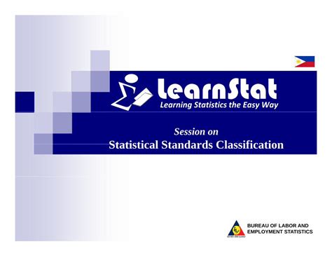 Pdf Statistical Standards Classifications Ppt Standards