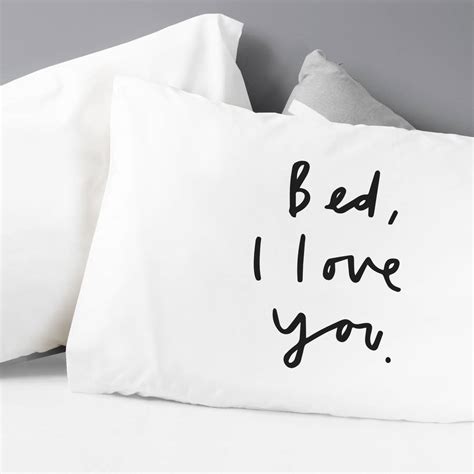I Love You Bed Pillowcase By Old English Company
