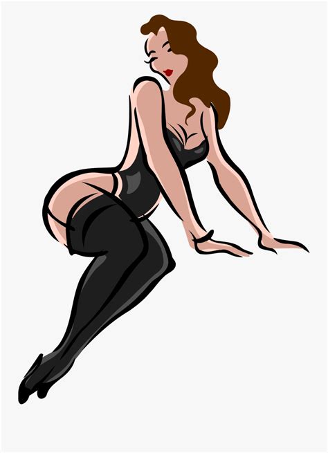 Thigh Shoe Girl Sexy Woman Cartoon Png Free Transparent Clipart