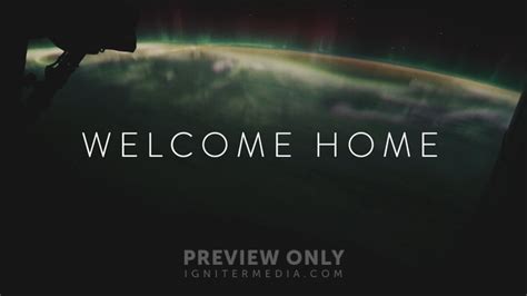 Nasa Welcome Home Title Graphics Procontent