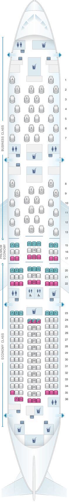 Seat Map Airbus A350 900 China Southern Airlines China Eastern