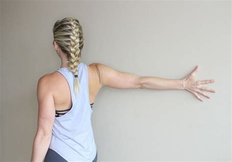 9 Soothing Wall Stretches To Release Tight Shoulders Tight Shoulders