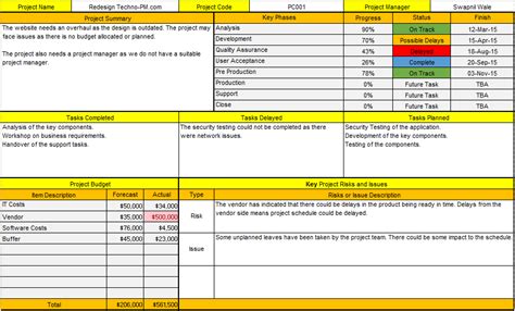 Project Report Template Template Business