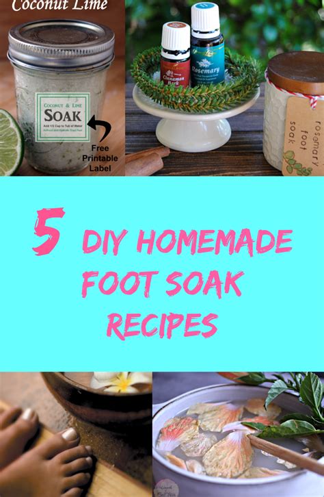 5 Diy Homemade Foot Soak Recipes