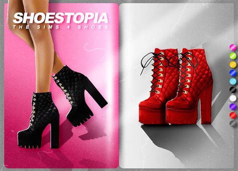 Hanging Tree Boots Shoestopia Shoes For The Shoestopia Sims 4