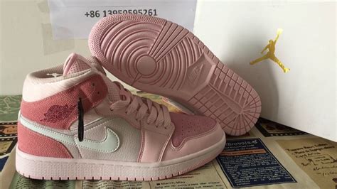 Air Jordan 1 Mid Wmns Digital Pink Review Youtube