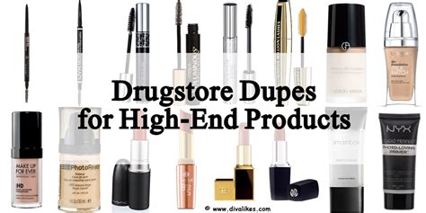 15 Drugstore Dupes For Your Favorite High End Beauty Products Diva Likes