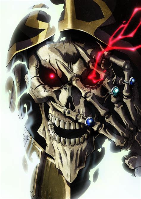 Overlord Anime Ainz Ooal Gown Black Digital Art By William Stratton F88