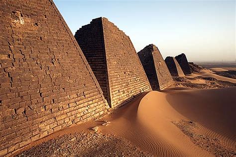 Ancient Nubian Pyramids In Sudan Africa Sola Rey