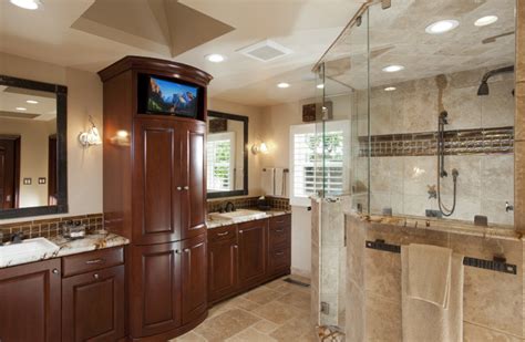 Master Bathroom W Extra Large Shower Saratoga Ca Traditional